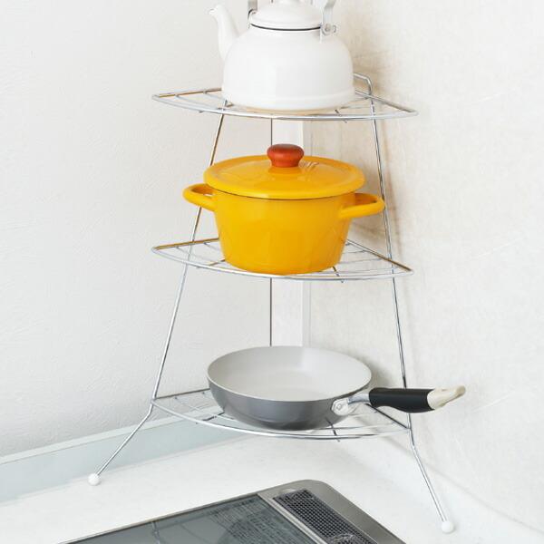 □在庫限り・入荷なし□ キッチンコーナーラック かたづく キッチン