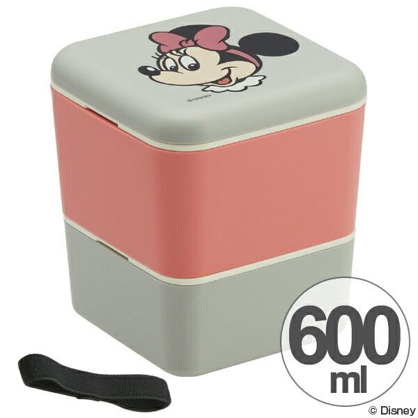 Disney（ディズニー） お弁当箱 シンプルランチボックス 2段 ミニー