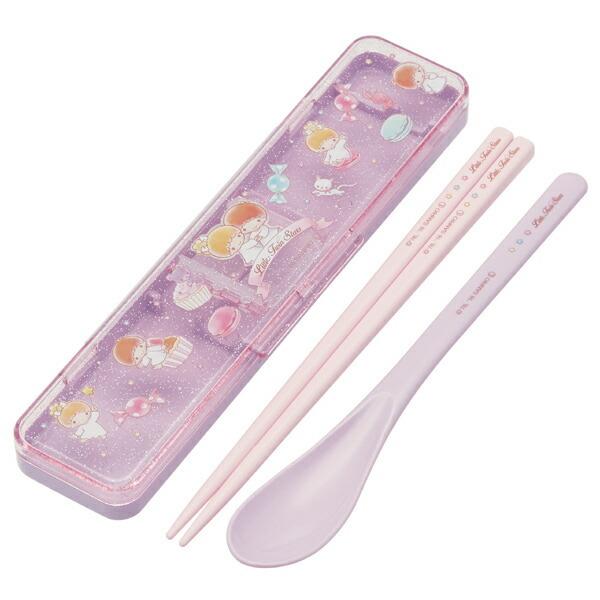 サンリオ　キキララ　リトルツインスターズ　計量カップ&メジャースプーンセット sanrio（サンリオ） □在庫限り・入荷なし□コンビセット 箸・スプーン