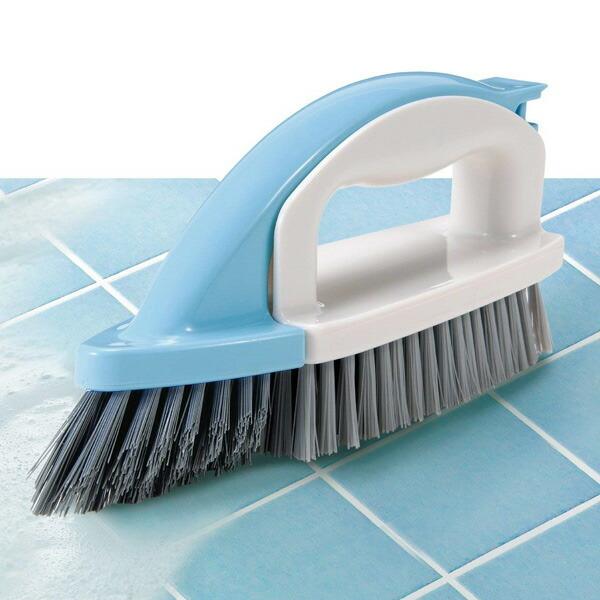 サイズ/ブラシ合体時：約幅21×奥行10×高さ6cm内容量/1個材質/本体：ポリプロピレン毛：ポリプロピレン生産国/中国製●大ブラシと中・小ブラシ・ヘラのセットで、浴室のいろんな所の掃除に適しています。●大ブラシは床や壁など広い面、中・小ブ...