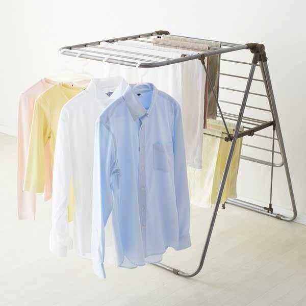 □在庫限り・入荷なし□室内物干し PORISH 折りたたみ式多機能物干し