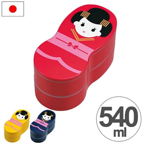 お弁当箱 2段 HAKOYA 舞妓 540ml 保冷剤付 日本製 （ 二段弁当箱