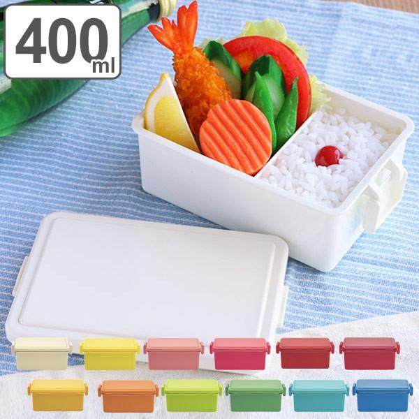 弁当箱 1段 400ml 保冷剤一体型 GEL-COOL スクエア ライトカラー L