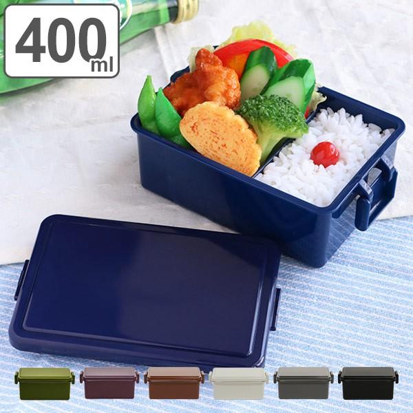 弁当箱 1段 400ml 保冷剤一体型 GEL-COOL スクエア ダークカラー L