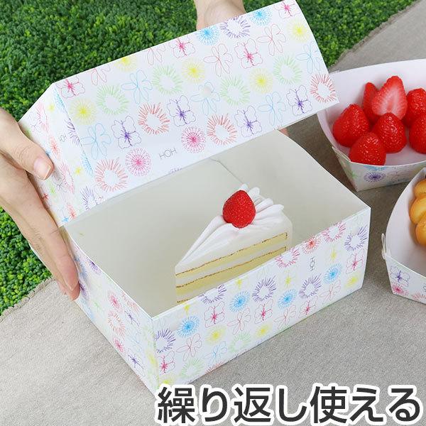 ケーキボックス ケーキ型 フラット 18cm用 フラワー 日本製 お菓子 ラッピング デコレーションケーキ 箱 製菓グッズ リビングート ヤフー店 通販 Yahoo ショッピング