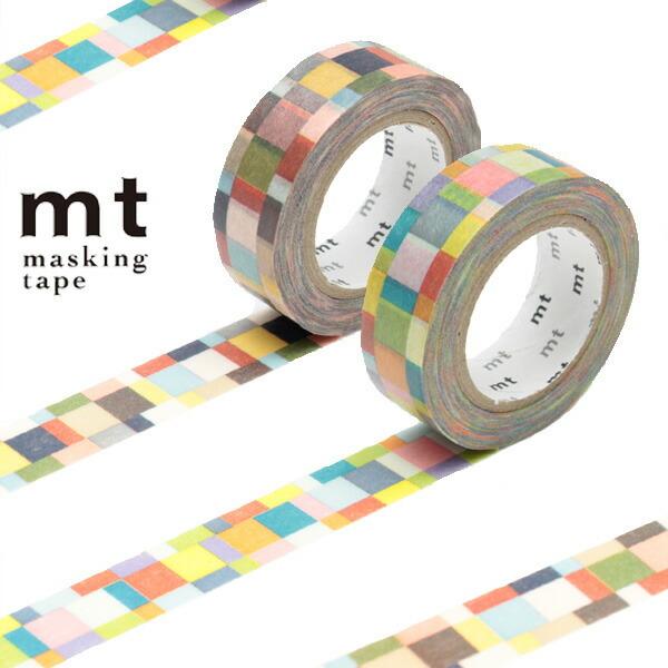 マスキングテープ Mt 1p モザイク 幅15mm カモ井加工紙 マステ 和紙テープ リビングート ヤフー店 通販 Yahoo ショッピング