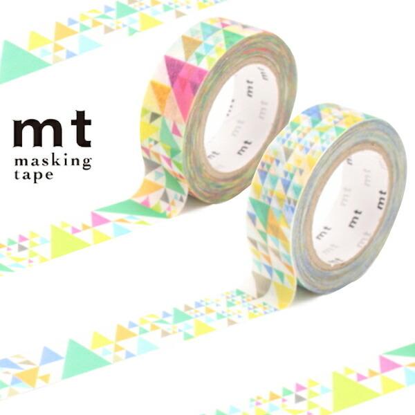 マスキングテープ mt 1P 三角 幅15mm （ カモ井加工紙 マステ 和
