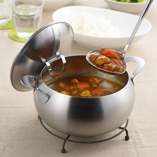 □在庫限り・入荷なし□ 両手鍋 ステンレス製 スープ＆カレーポット 