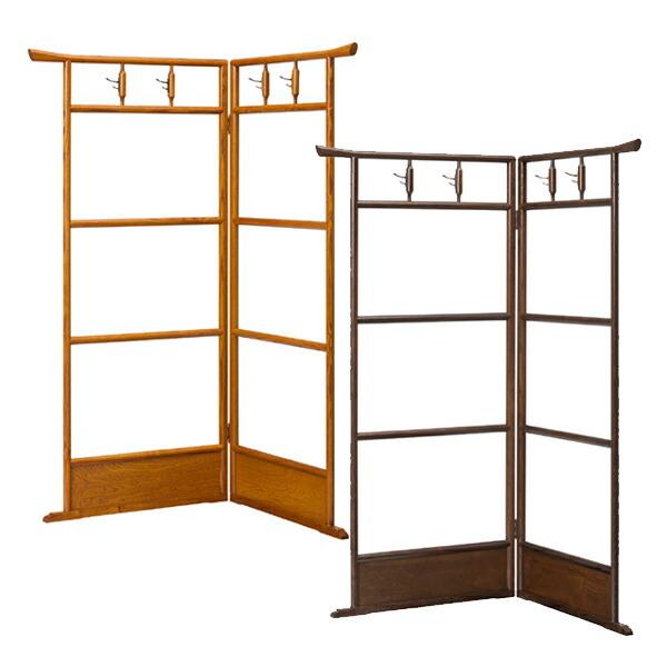□在庫限り・入荷なし□衣桁腰高2段 （ 和室 和 和風 木製 洋服掛け