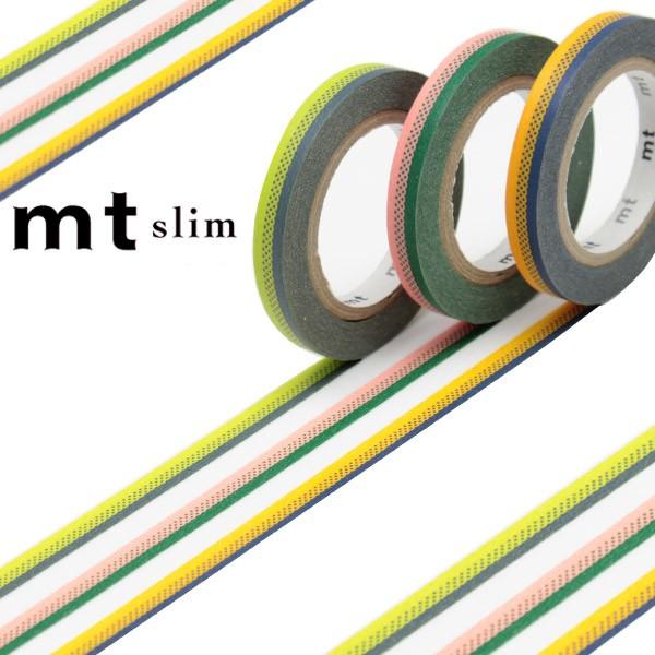 マスキングテープ mt slim deco B スリム 幅6mm （ カモ井加工紙