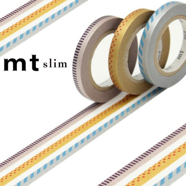 マスキングテープ mt slim deco C スリム 幅6mm （ カモ井加工紙