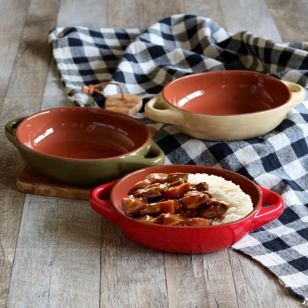 グラタン皿 24cm 洋食器 オーバル プランプ （ 1人用 楕円 陶器 電子