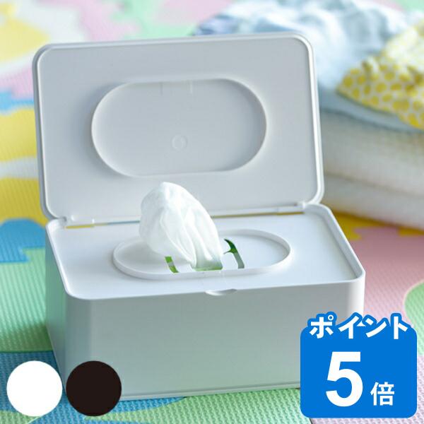 サイズ/約幅19×奥行12×高さ7.5cm内容量/1個材質/容器・蓋：ABS樹脂、底：ポリエチレン種類/ホワイト、ブラウン生産国/中国製●スタイリッシュに赤ちゃんのおしり拭きを収納●大判タイプのシートも入る●いたずら防止フタ構造●マットな質...