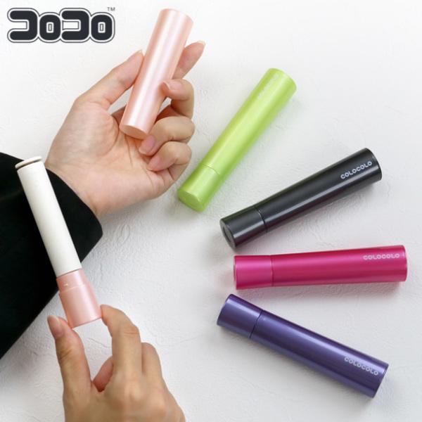 サイズ/本体：約直径2.6×全長11.7付属テープ：約幅7.5cm×25周巻内容量/本体：1個付属テープ：1巻材質/ケース、本体：ABSテープ：特殊粘着加工紙種類/ブラック、パールピンク、ピンク、グリーン、パープル●カラフルでキュートなコロ...