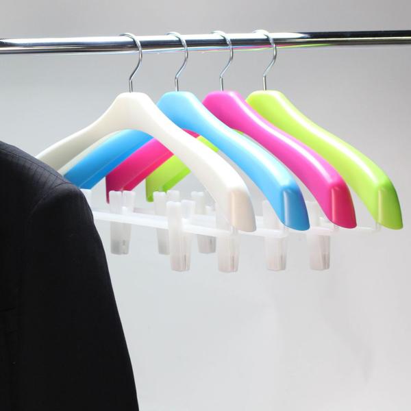 サイズ/約幅42×奥行3.5×高さ28cm重量/約165g内容量/1本材質/本体：ポリプロピレンフック：鉄、クロームメッキクリップ：ハイインパクトスチロール、ゴム質樹脂種類/パールピンク、パールブルー、パールグリーン、パールホワイト生産国/...