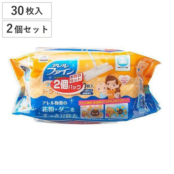 フローリング用 ドライシート 30枚入り 2個パック （ 取替えシート 床 