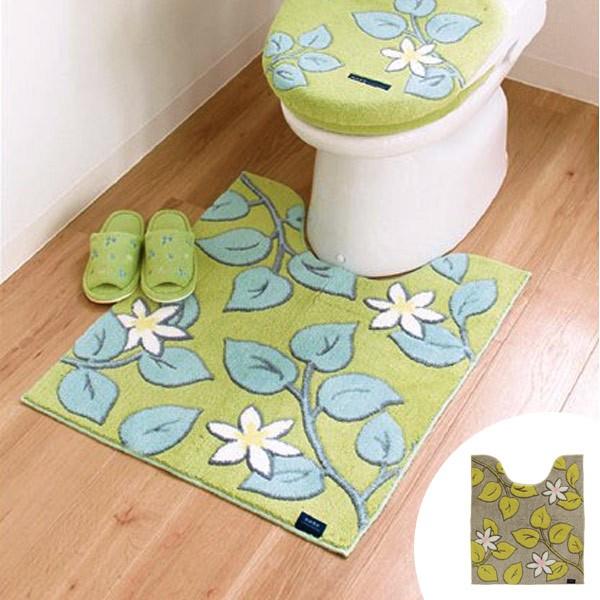 ロングトイレマット ノルン 約75×63cm （ トイレ マット 胴長