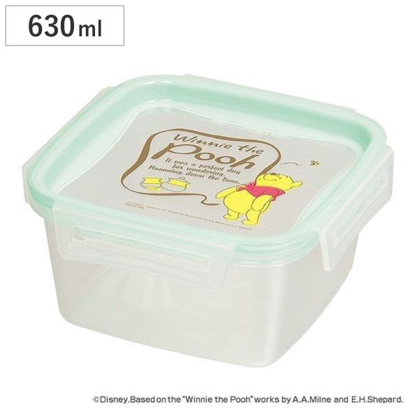 Disney（ディズニー） 保存容器 くまのプーさん 正方形 L 630ml