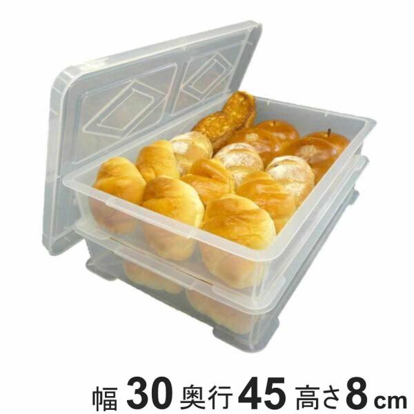 サイズ/2段重ねて蓋をしたとき：約幅30×奥行45×高さ15.5cm1段で蓋をしたとき：約幅30×奥行45×高さ8.7cm内容量/本体2個、フタ1枚材質/ポリプロピレン生産国/日本製耐熱温度/120度耐冷温度/-20度●軽くて丈夫なフードコ...