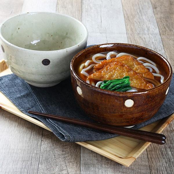どんぶり 16cm L ドット丼 陶器 ( 食洗器対応 電子レンジ対応 どんぶり 16cm L ドット丼 陶器 ( 食洗器対応 電子レンジ対応