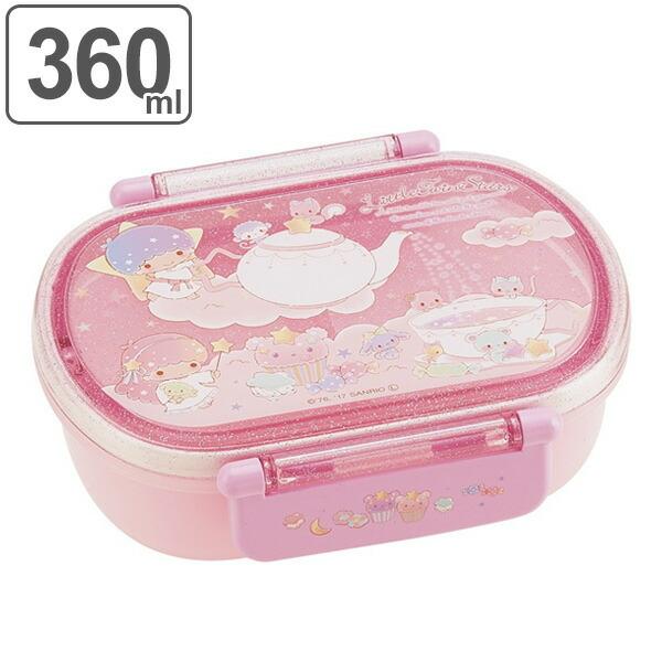 sanrio（サンリオ） お弁当箱 小判型 リトルツインスターズ 360ml 子供