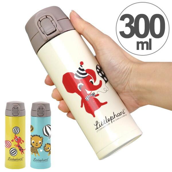 水筒 ワンプッシュボトル リトルファント ステンレス 300ml 直飲み マグボトル ワンタッチ リビングート Paypayモール店 通販 Paypayモール