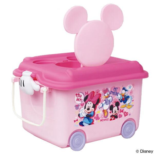 Disney（ディズニー） おもちゃ箱 収納ボックス ミニーマウス ふた