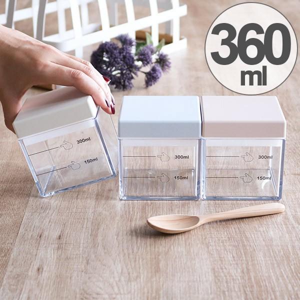 在庫限り 入荷なし 保存容器 スクエアキャニスター S 360ml プラスチック製 密閉容器 調味料入れ リビングート Paypayモール店 通販 Paypayモール