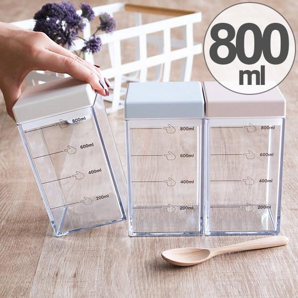 在庫限り 入荷なし 保存容器 スクエアキャニスター M 800ml プラスチック製 密閉容器 調味料入れ リビングート Paypayモール店 通販 Paypayモール