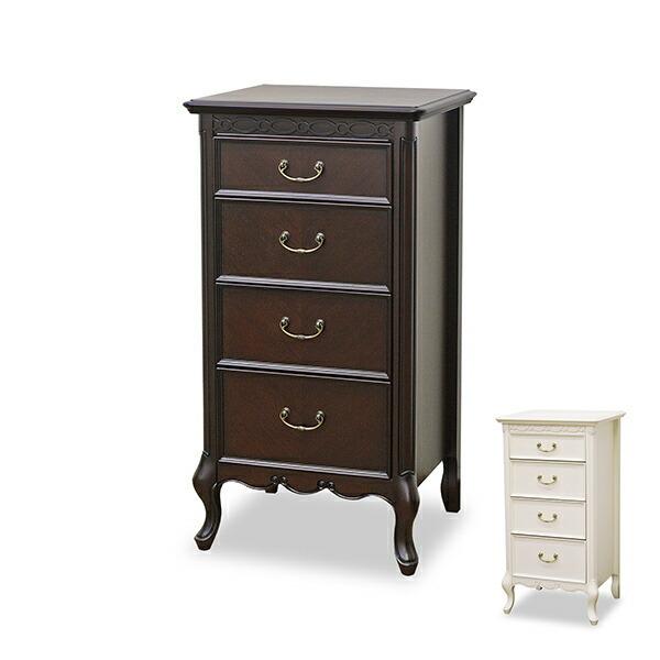 □在庫限り・入荷なし□ チェスト 4段 クラシック調 猫脚 フルール 幅
