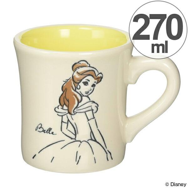 Disney（ディズニー） マグカップ 美女と野獣 ベル スケッチマグ 270ml