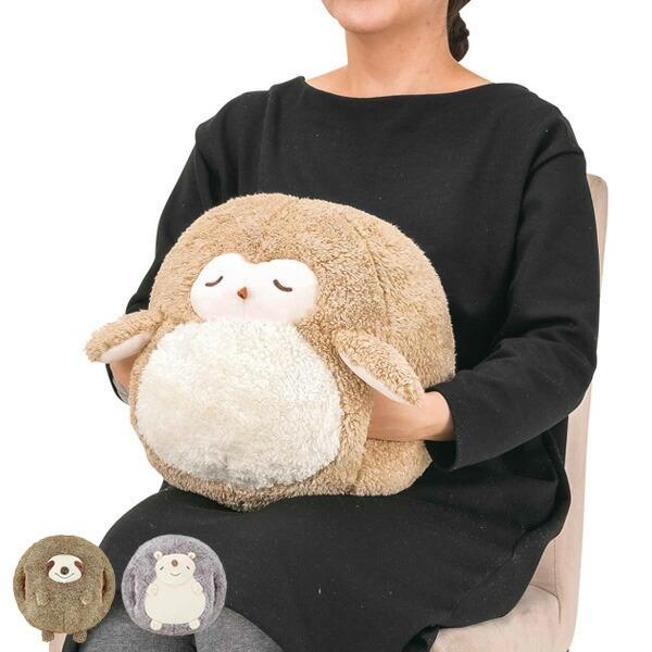 クッション ぬいぐるみ フラッフィーアニマルズ コロコロハンドマフ 抱き枕 抱きまくら 動物 リビングート Paypayモール店 通販 Paypayモール