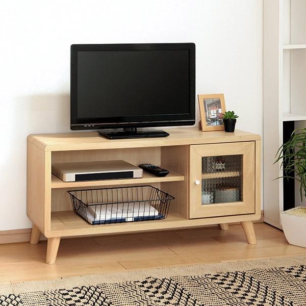 美品 ナチュラル木目ローボード テレビ台 幅90cm 北欧風 　250720-9 □在庫限り・入荷なし□ テレビ台 ローボード 北欧風 シンプルデザイン