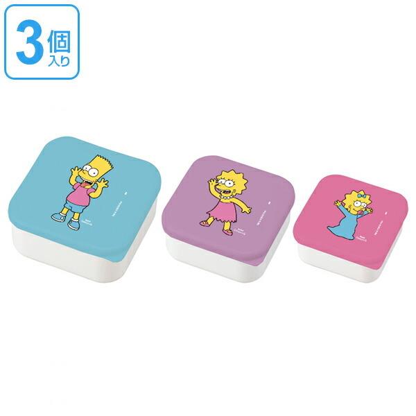 特価 お弁当箱 デザートケース 3個入り シンプソンズ キャラクター