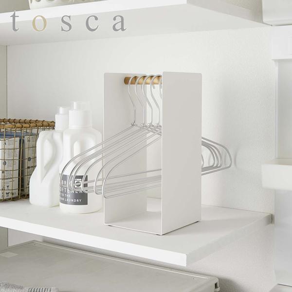 ハンガー収納 収納ラック ハンガー収納ラック トスカ Tosca ホワイト ハンガー 洗濯ハンガー 収納 リビングート ヤフー店 通販 Yahoo ショッピング