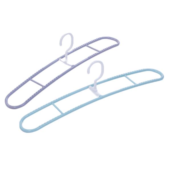 サイズ/約幅50×高さ12cm厚さ：約7.5cm内容量/1本材質/本体・フック：ポロプロピレン生産国/日本製●衣類を立体的に干すことができるハンガーです。●立体的に干すことで、乾きが速くムラなく乾かせます。●フック部分は360度回転でき、折...