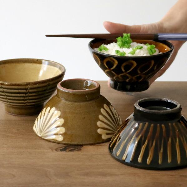 茶碗 300ml ボウル スリップウェア 陶器 食器 洋食器 （ お茶椀