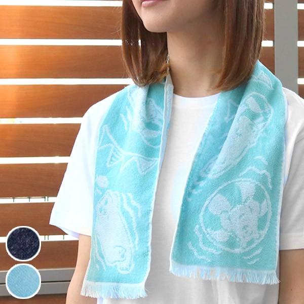 冷感タオル マフラータオル クールパイルマフラー Eco de クール 白