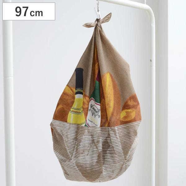 風呂敷 97cm 浅山美里 綿二四巾ふろしき パンとワイン ふろしき 風呂敷き 大判風呂敷 リビングート Paypayモール店 通販 Paypayモール