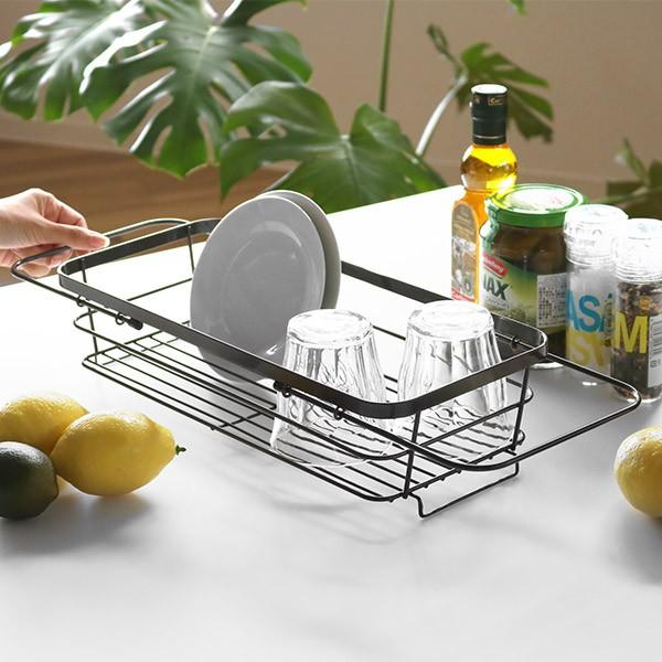 水切りラック シンク上 スライドタイプ 防サビWコー シンクスライド