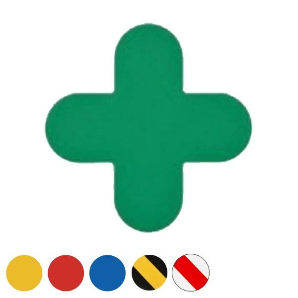 フロア表示マーク 十字型 10枚1組 テープ ステッカー （ 十字 十文字