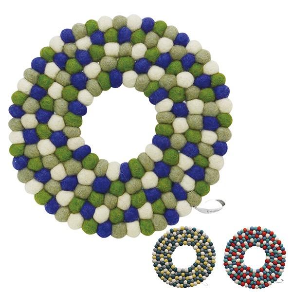 鍋敷き ウールトリベットミックス Bonbon なべ敷き 鍋敷 鍋しき リビングート ヤフー店 通販 Yahoo ショッピング