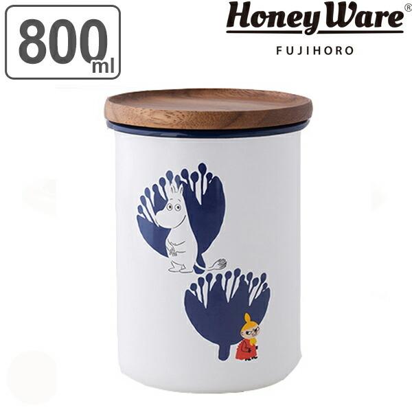 MOOMIN（ムーミン） 保存容器 ホーロー製 800ml Lサイズ キャニスター