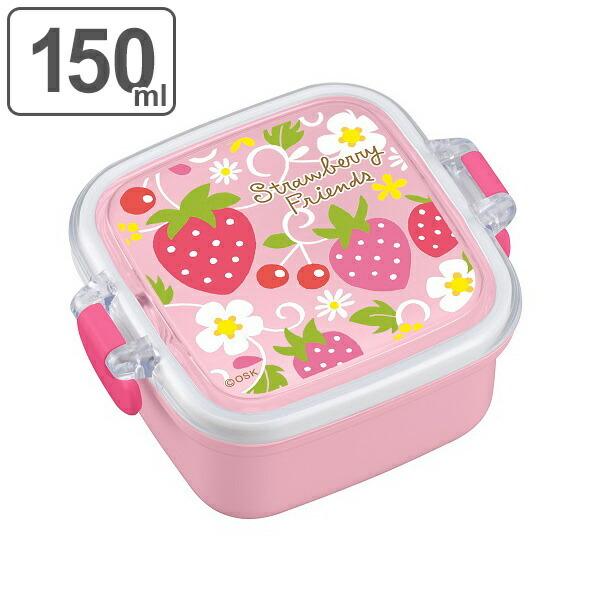 OSK（オーエスケー） お弁当箱 1段 デザートケース ストロベリー