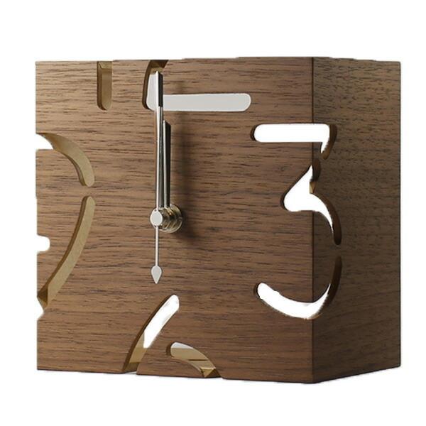 激レア品？ ヤマト工芸 PUZZLE STAND ウォールナット 製 置き 時計 置き時計 ヤマト工芸 yamato PUZZLE STAND ウォールナット （ 時計
