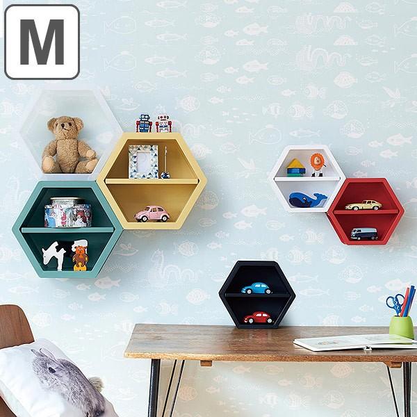 天馬 壁面収納 モアプラス M 幅28cm 壁面 壁 収納 ラック 六角形