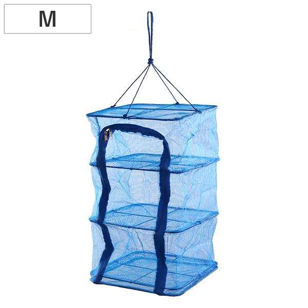 サイズ/約幅30×奥行30×高さ55cm内容量/1個材質/ネット：ポリエチレン枠芯：鉄線被膜（ＰＥコーティング）生産国/中国製●魚、野菜、果物の干物作りに便利な万能干しかごです。●アウトドアでの食器の乾燥にも便利です。●通気性の良い細かいメ...