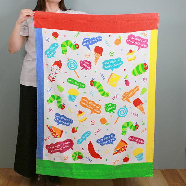 マルチタオル 85×115cm はらぺこあおむし コミック タオル （ 大判