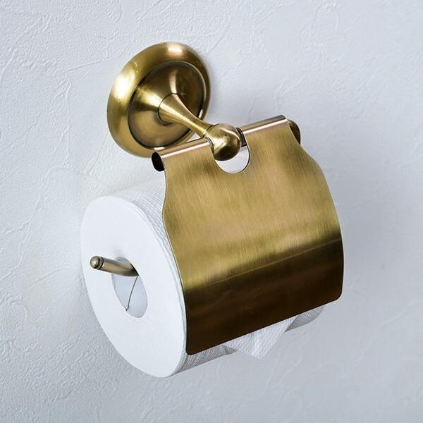 ペーパーホルダー アンティーク Bisk Deco ビスク トイレットペーパー ホルダー 紙巻器 真鍮 リビングート Paypayモール店 通販 Paypayモール