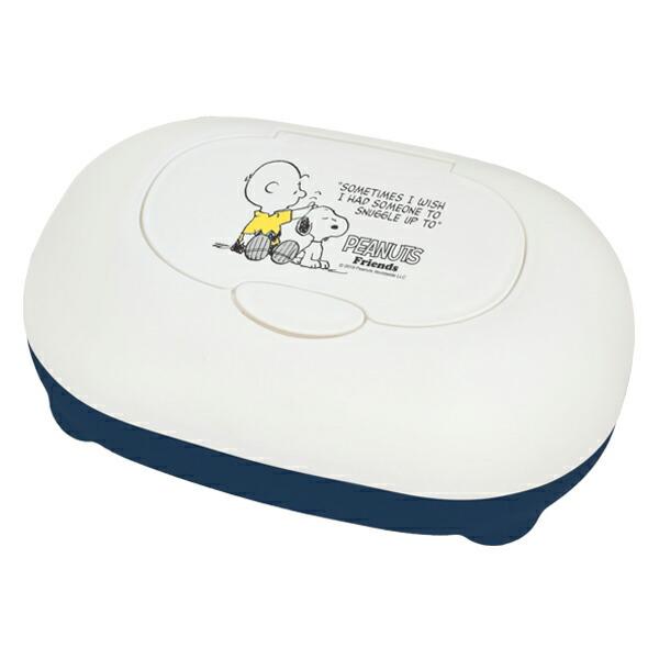 SNOOPY（スヌーピー） ウェットティッシュケース ブルー×ホワイト
